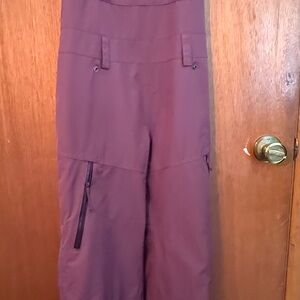 Flylow Women’s Snow Bibs - Elderberry, Large